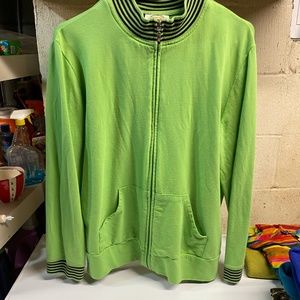 Talbots woman jacket green size X